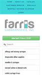 Mobile Screenshot of farrislabs.com